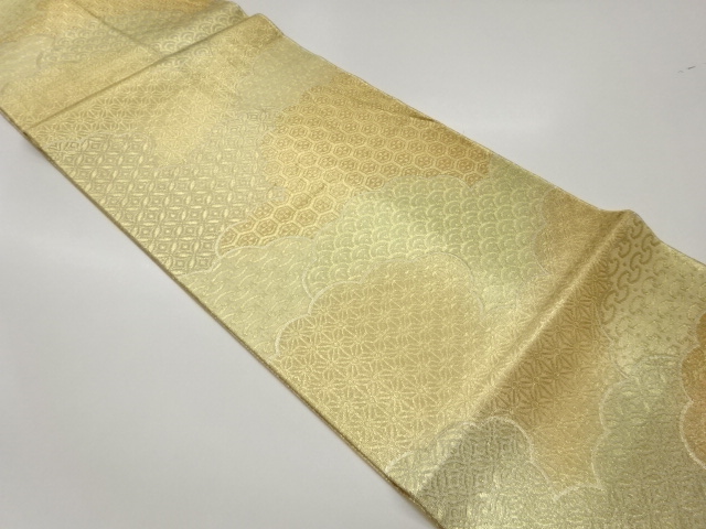 JAPANESE FUKURO OBI / SAGANISHIKI / WOVEN KIKKO PATTERN